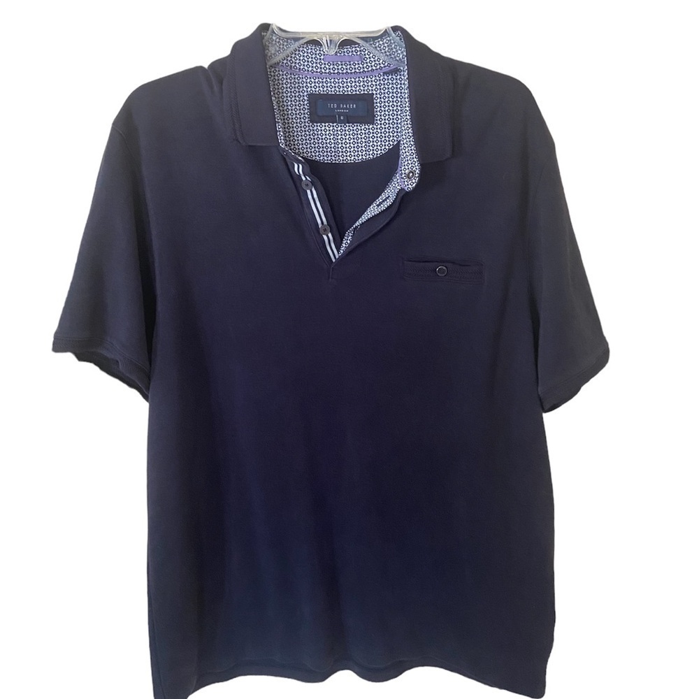 Ted Baker London black polo shirt size 6